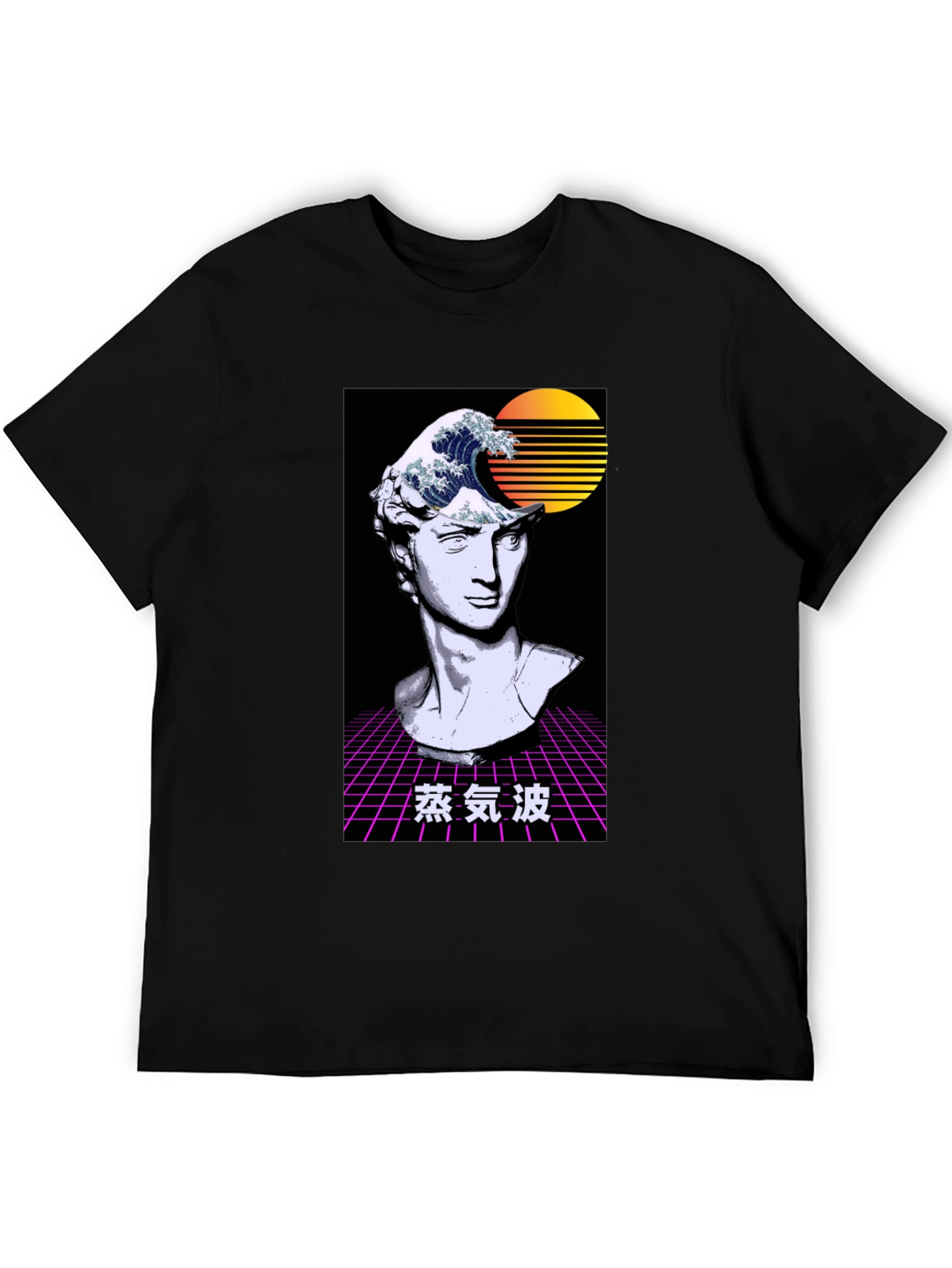Vaporwave Statue Graphic T-Shirt
