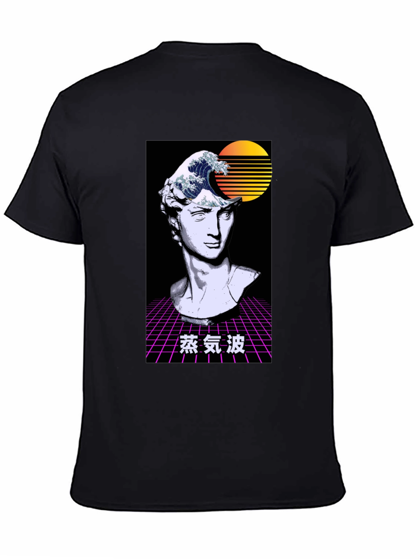 Vaporwave Statue Graphic T-Shirt