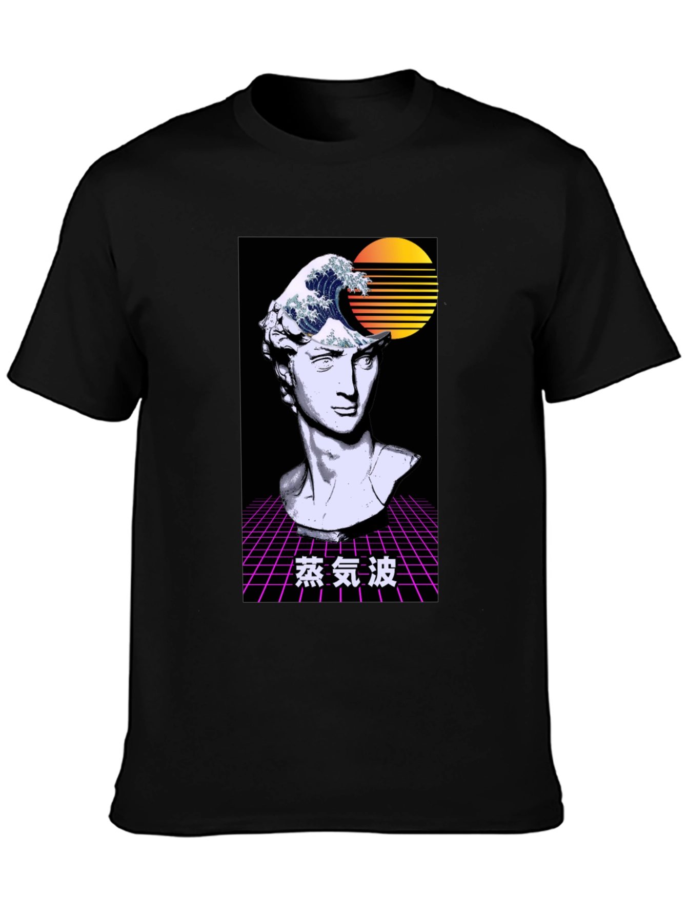 Vaporwave Statue Graphic T-Shirt
