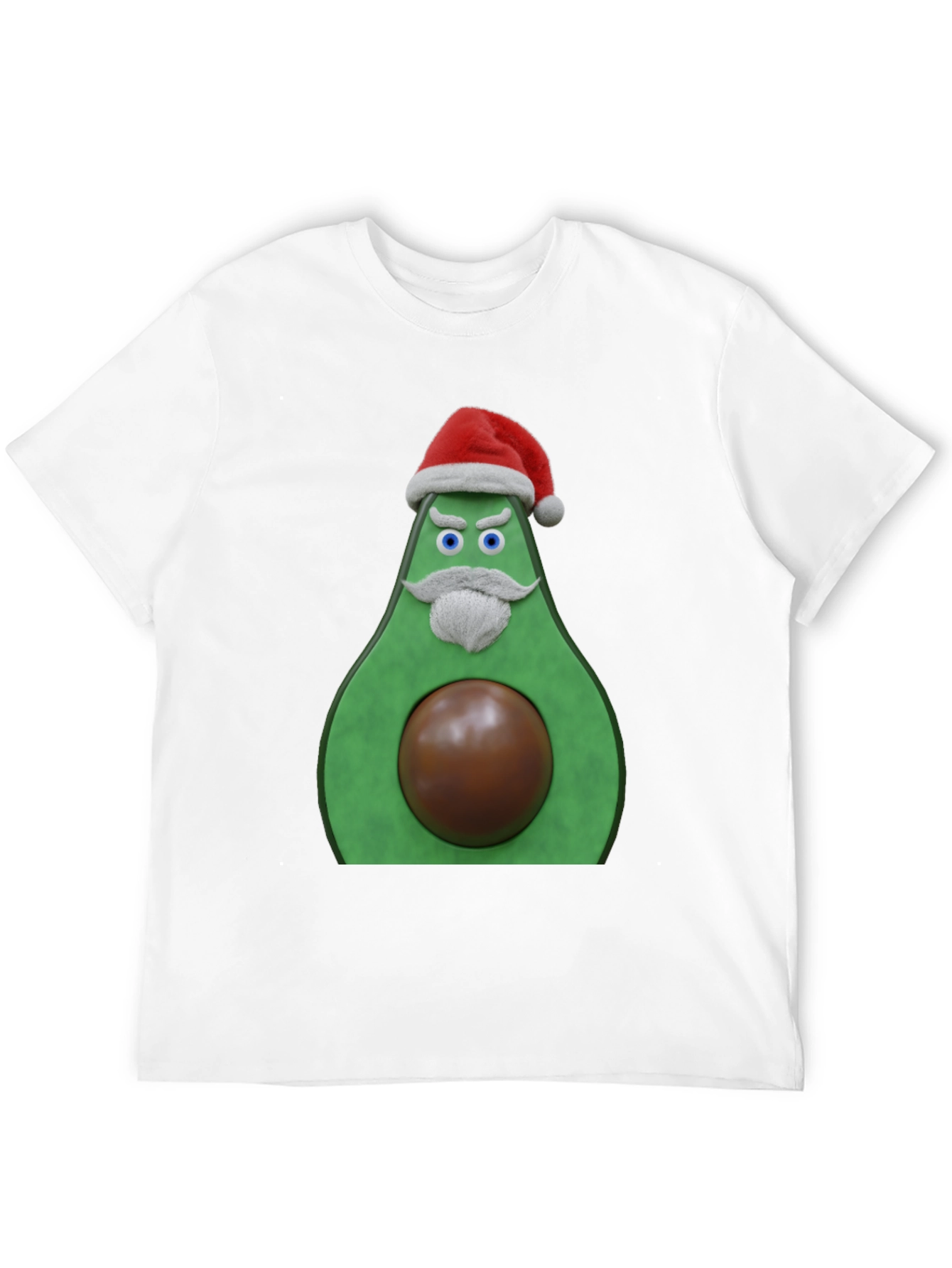 Funny Santa Avocado Christmas T-Shirt