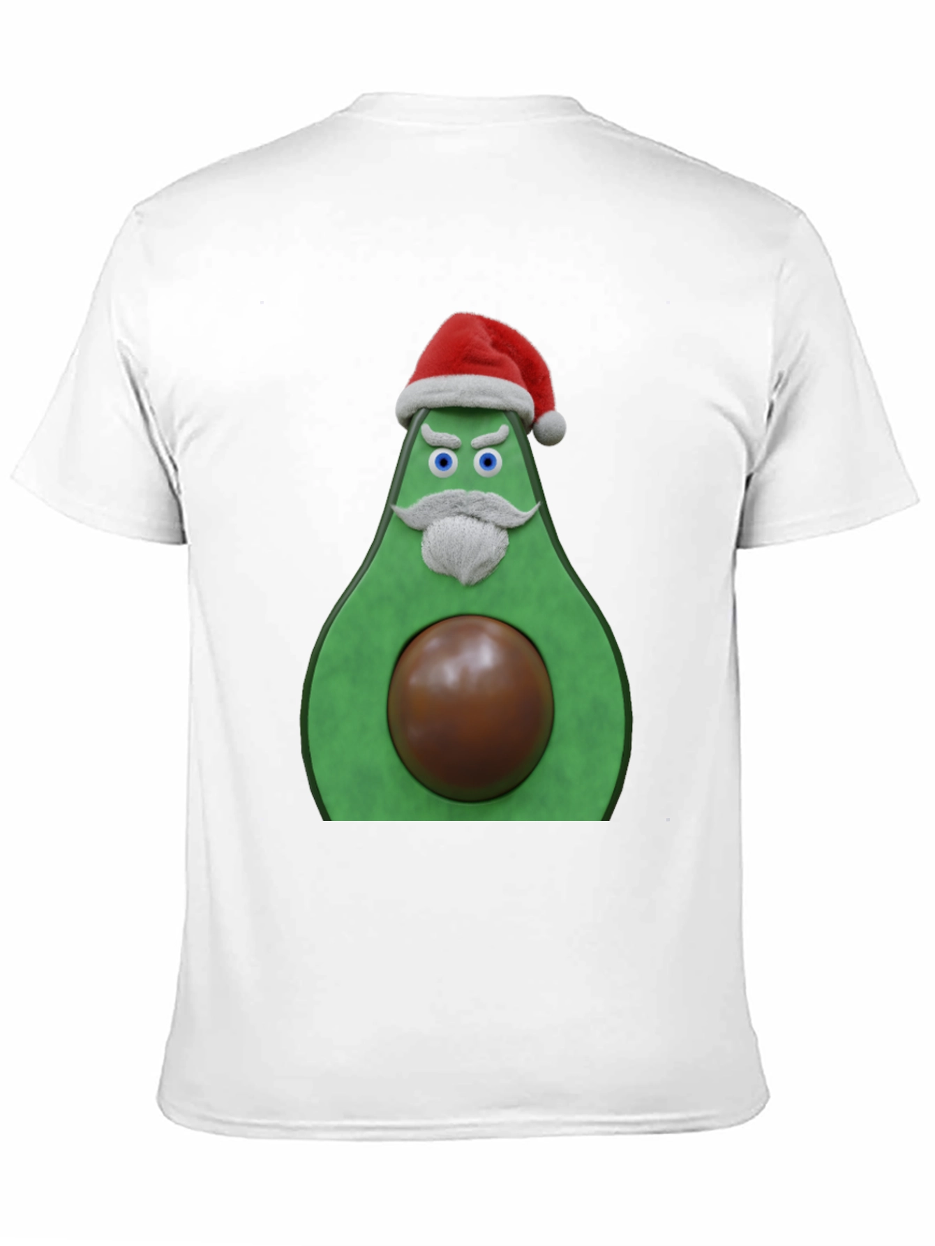 Funny Santa Avocado Christmas T-Shirt