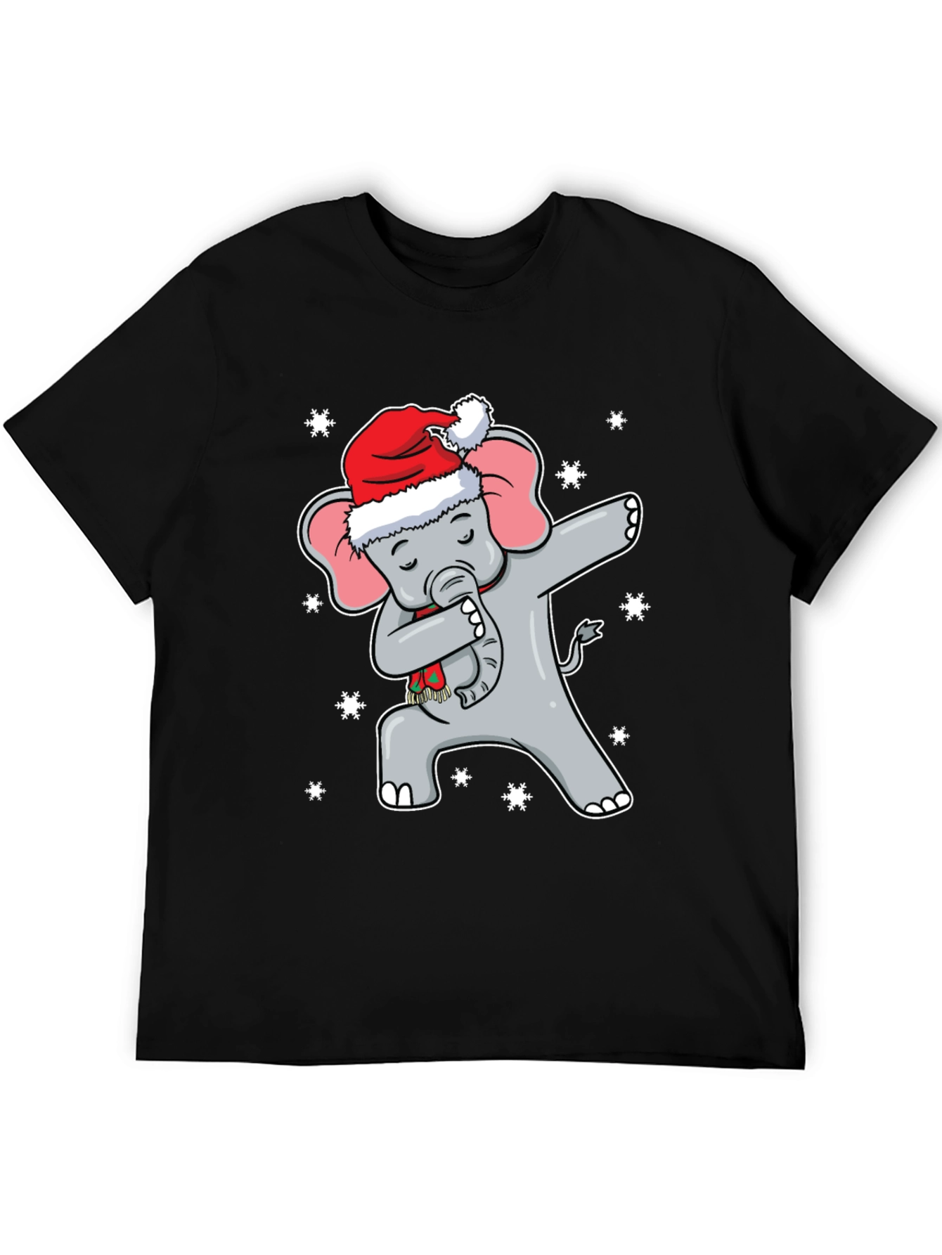 Dabbing Elephant Christmas T-Shirt