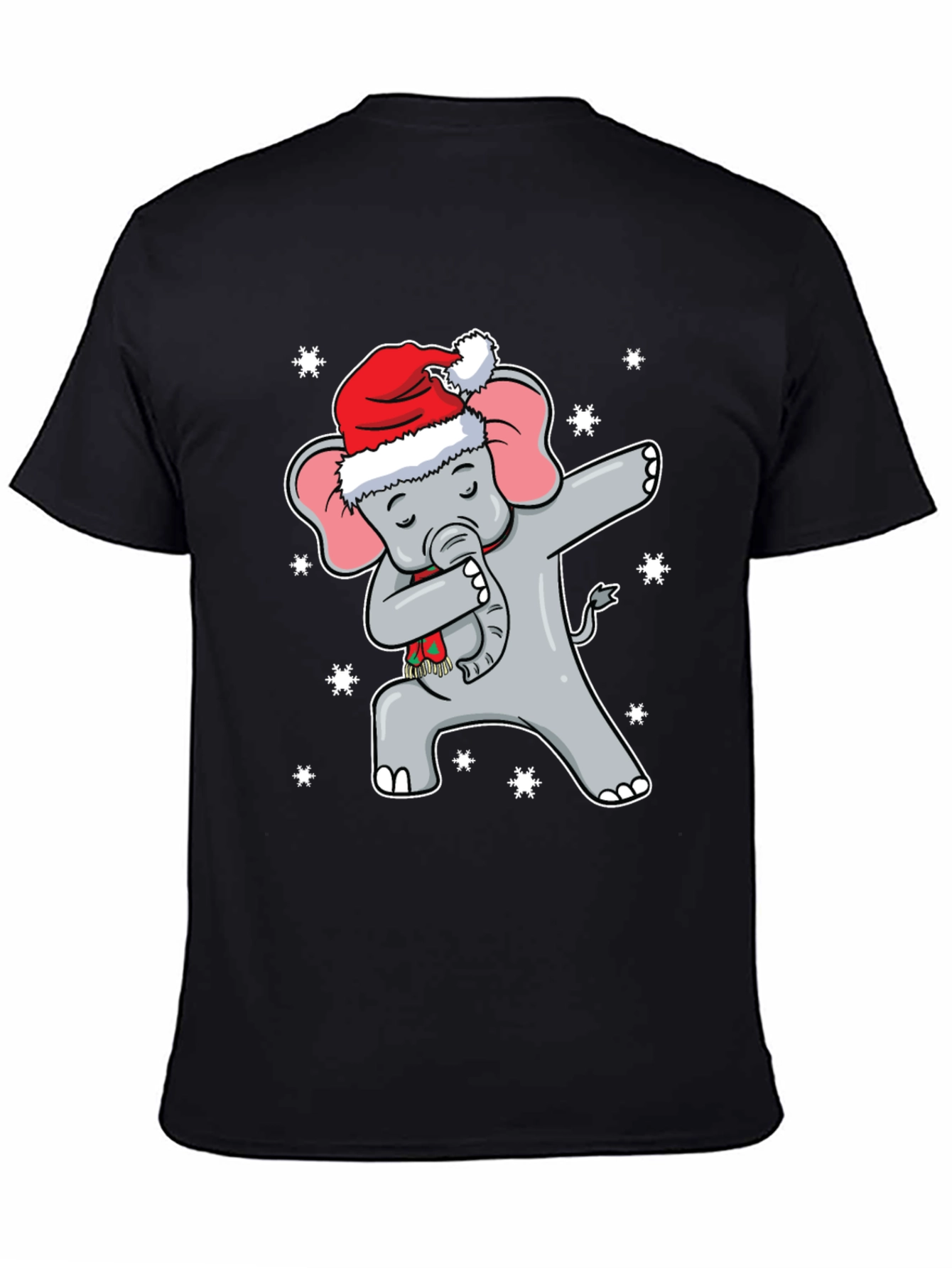 Dabbing Elephant Christmas T-Shirt