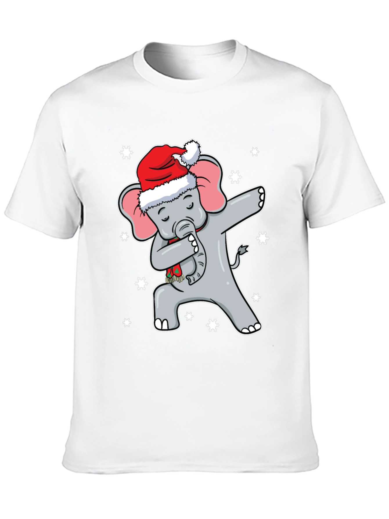 Dabbing Elephant Christmas T-Shirt