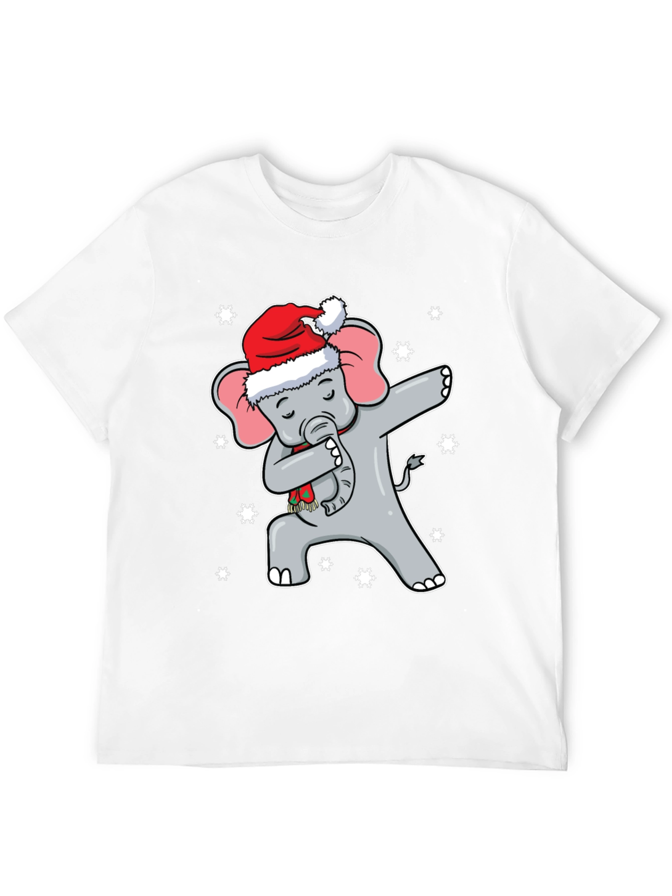 Dabbing Elephant Christmas T-Shirt
