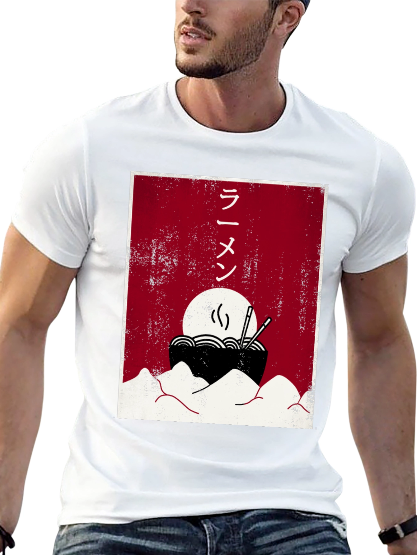 Ramen Bowl Graphic T-Shirt - Japanese Foodie Tee