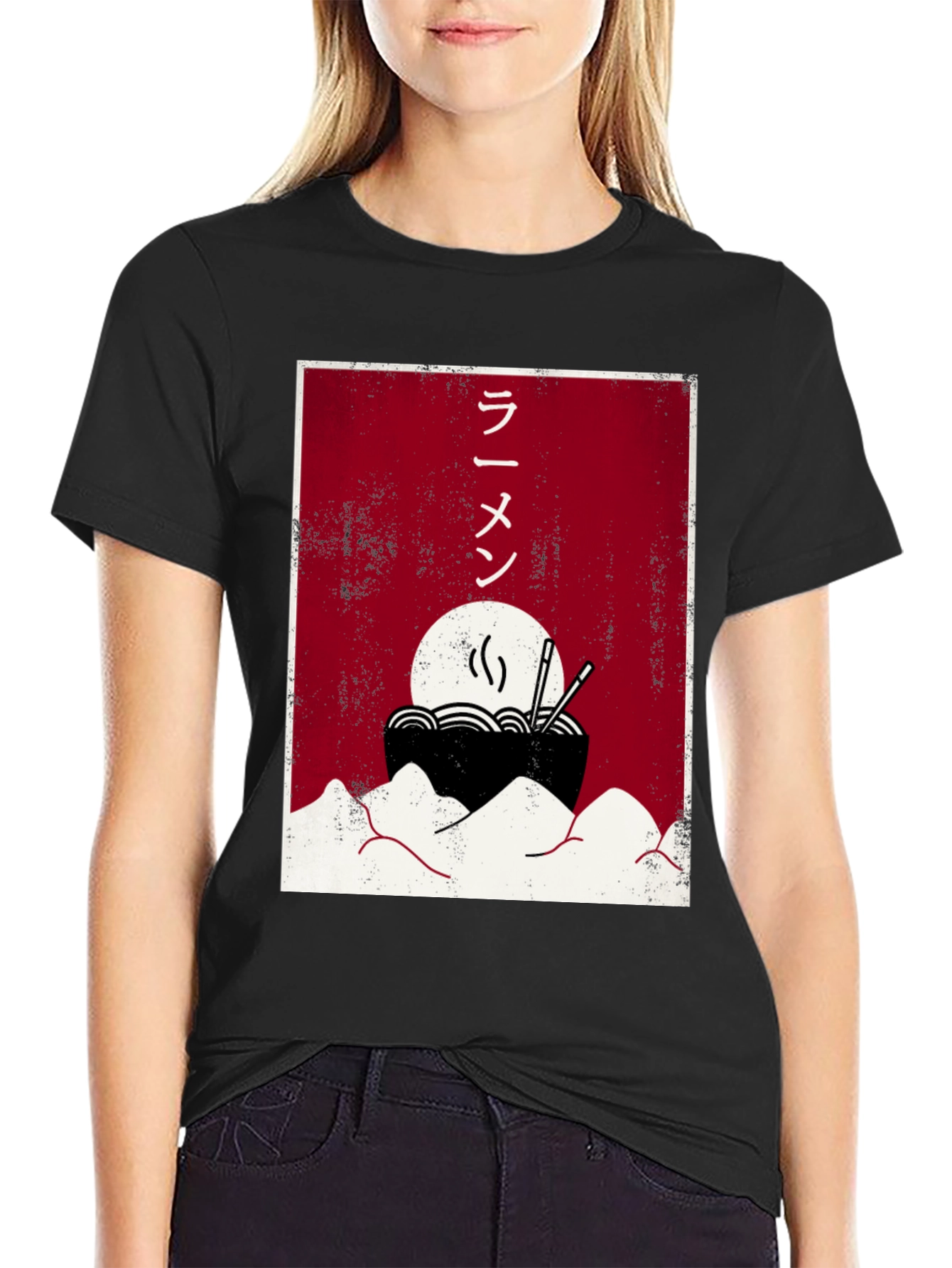 Ramen Bowl Graphic T-Shirt - Japanese Foodie Tee