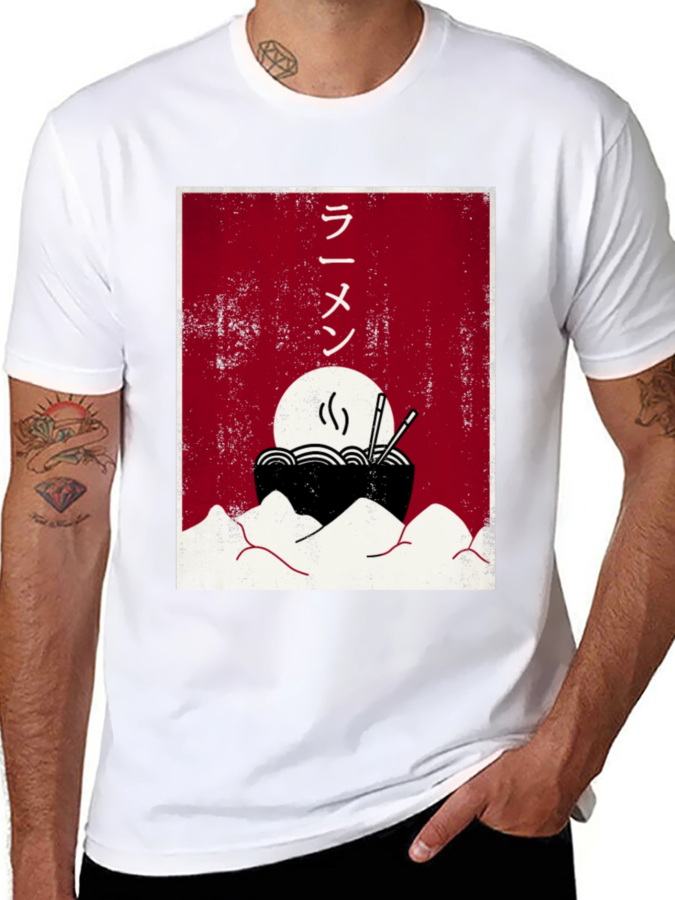 Ramen Bowl Graphic T-Shirt - Japanese Foodie Tee