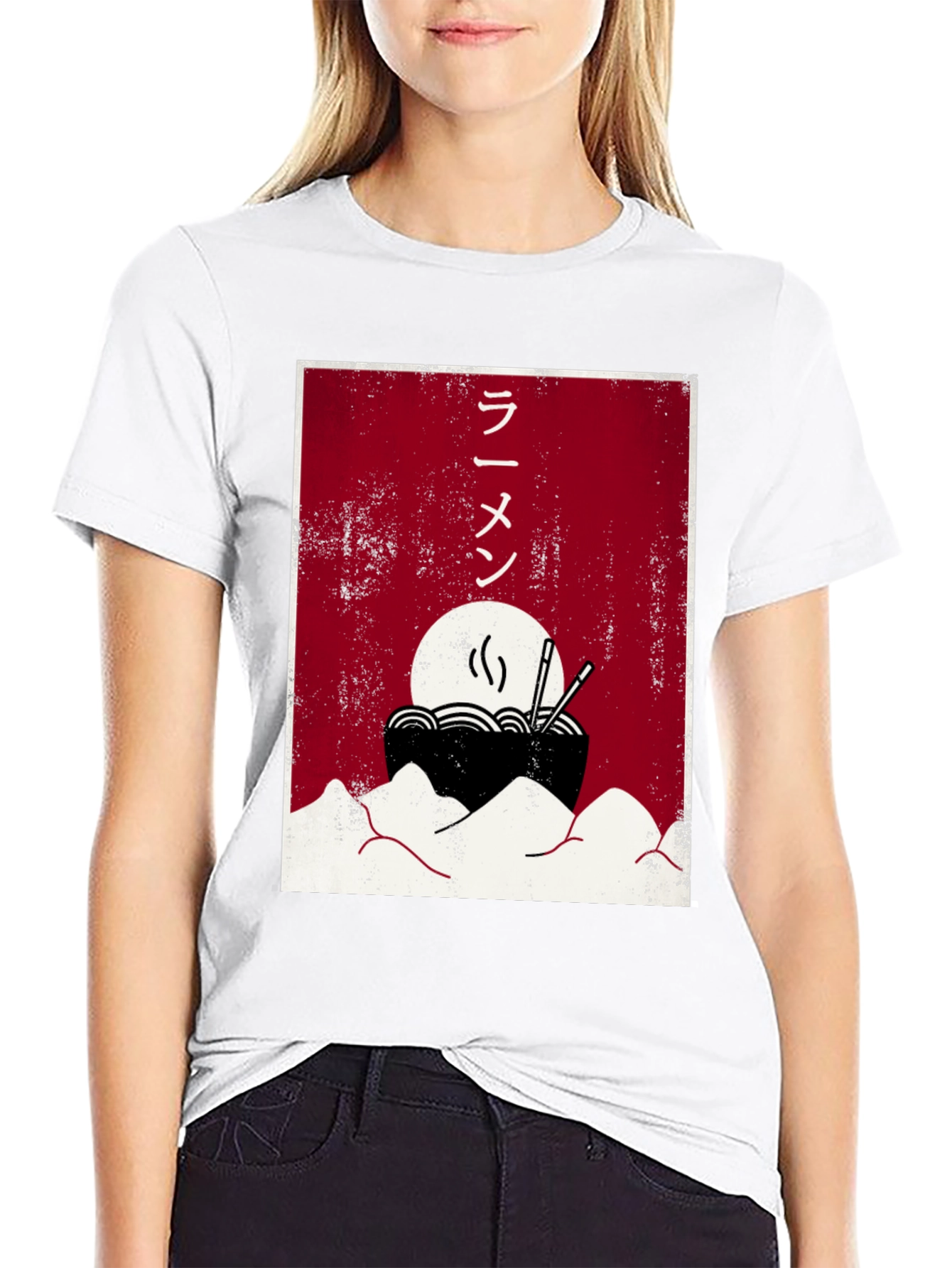 Ramen Bowl Graphic T-Shirt - Japanese Foodie Tee