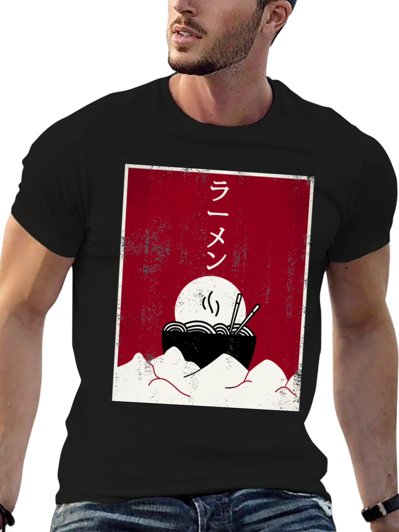 Ramen Bowl Graphic T-Shirt - Japanese Foodie Tee