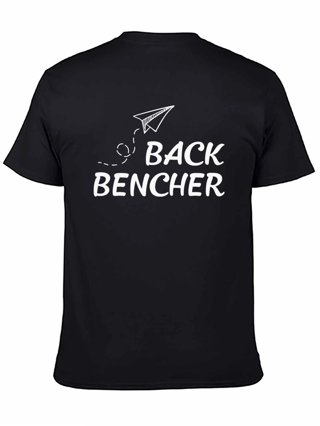 Back Bencher Graphic T-Shirt - Black Casual Tee