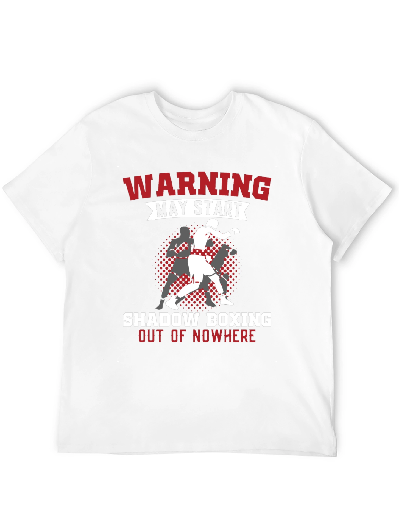 Warning Shadow Boxing T-Shirt - Black