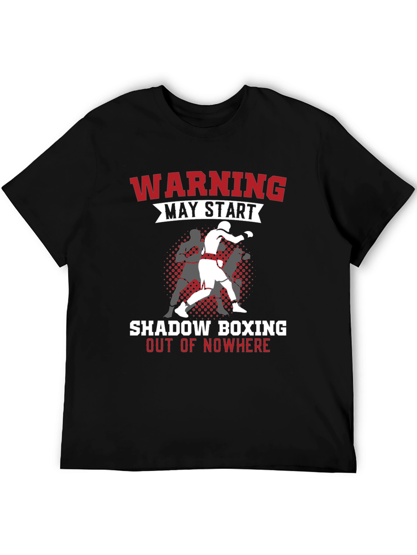 Warning Shadow Boxing T-Shirt - Black