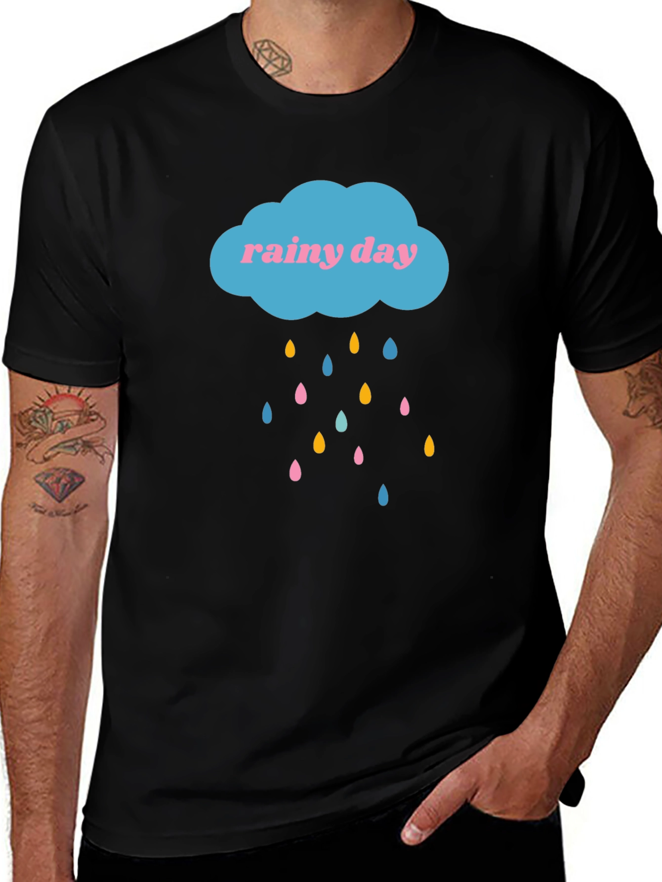 Rainy Day T-Shirt - Cloud Design