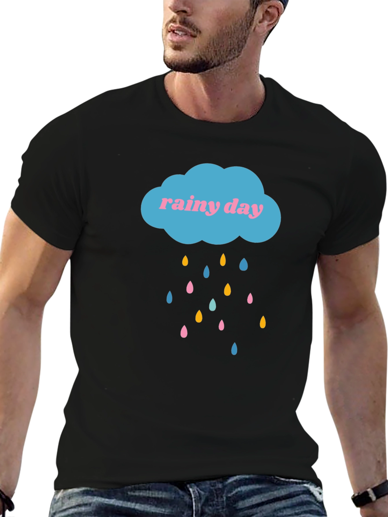 Rainy Day T-Shirt - Cloud Design