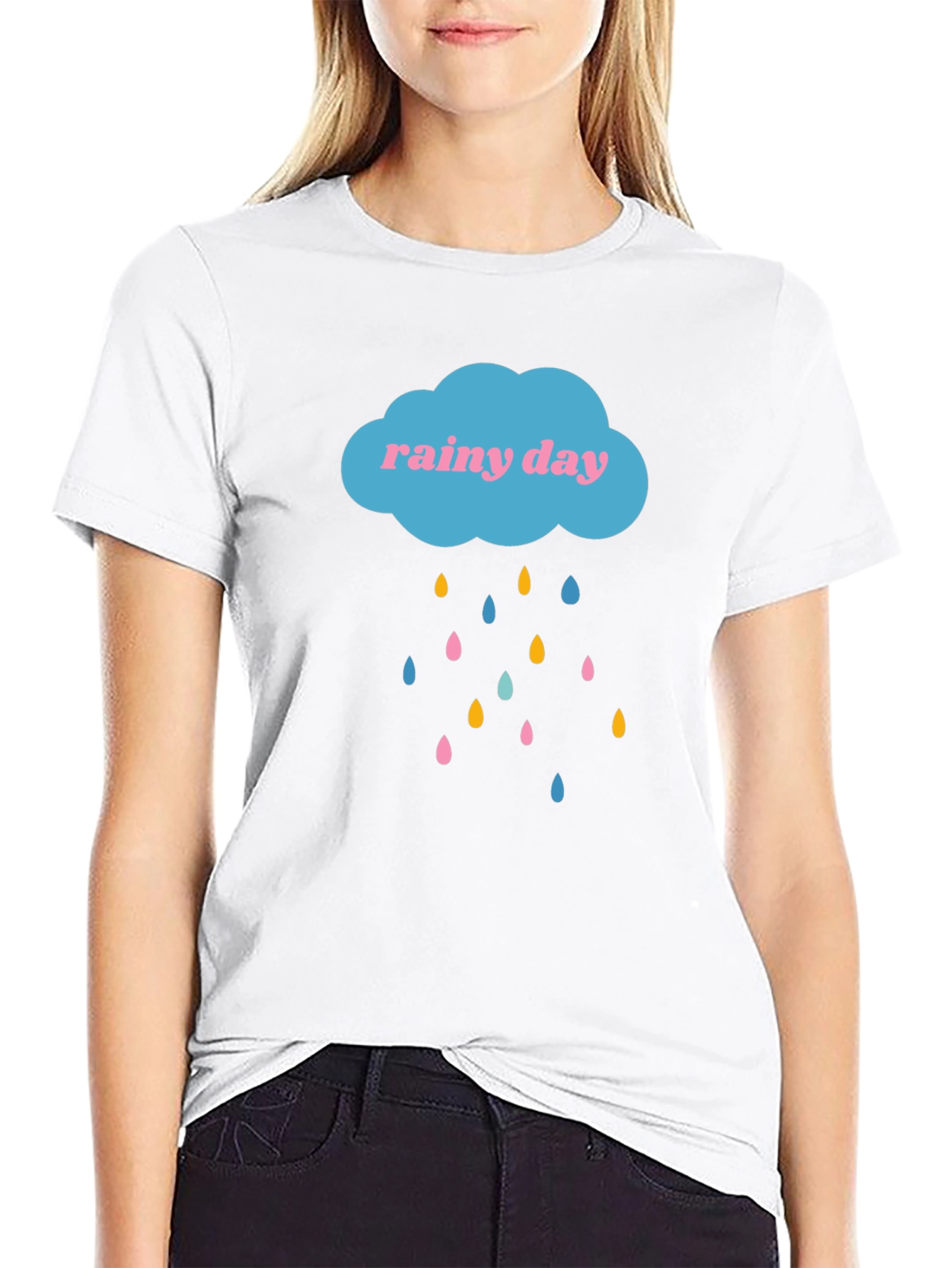 Rainy Day T-Shirt - Cloud Design