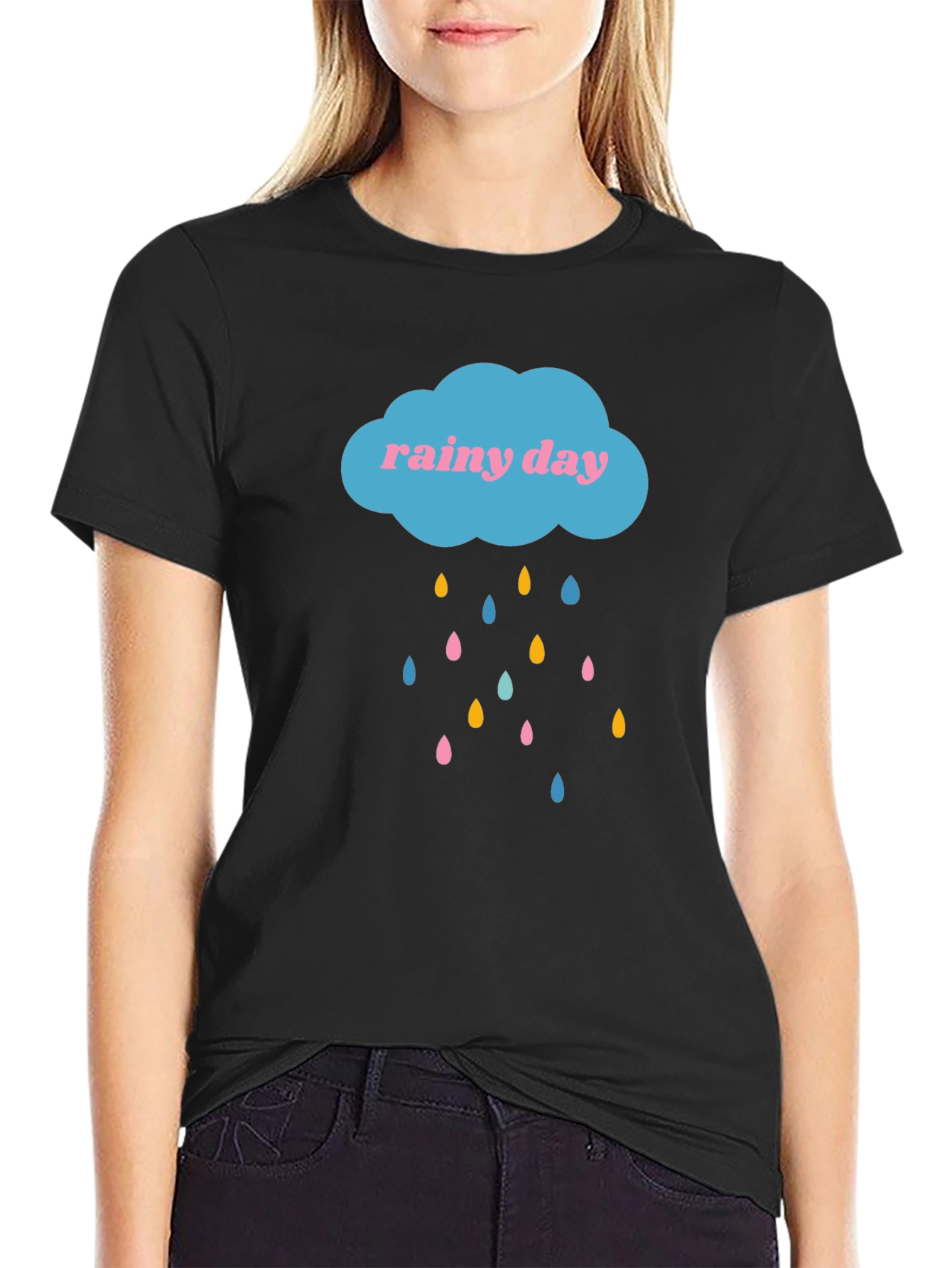 Rainy Day T-Shirt - Cloud Design