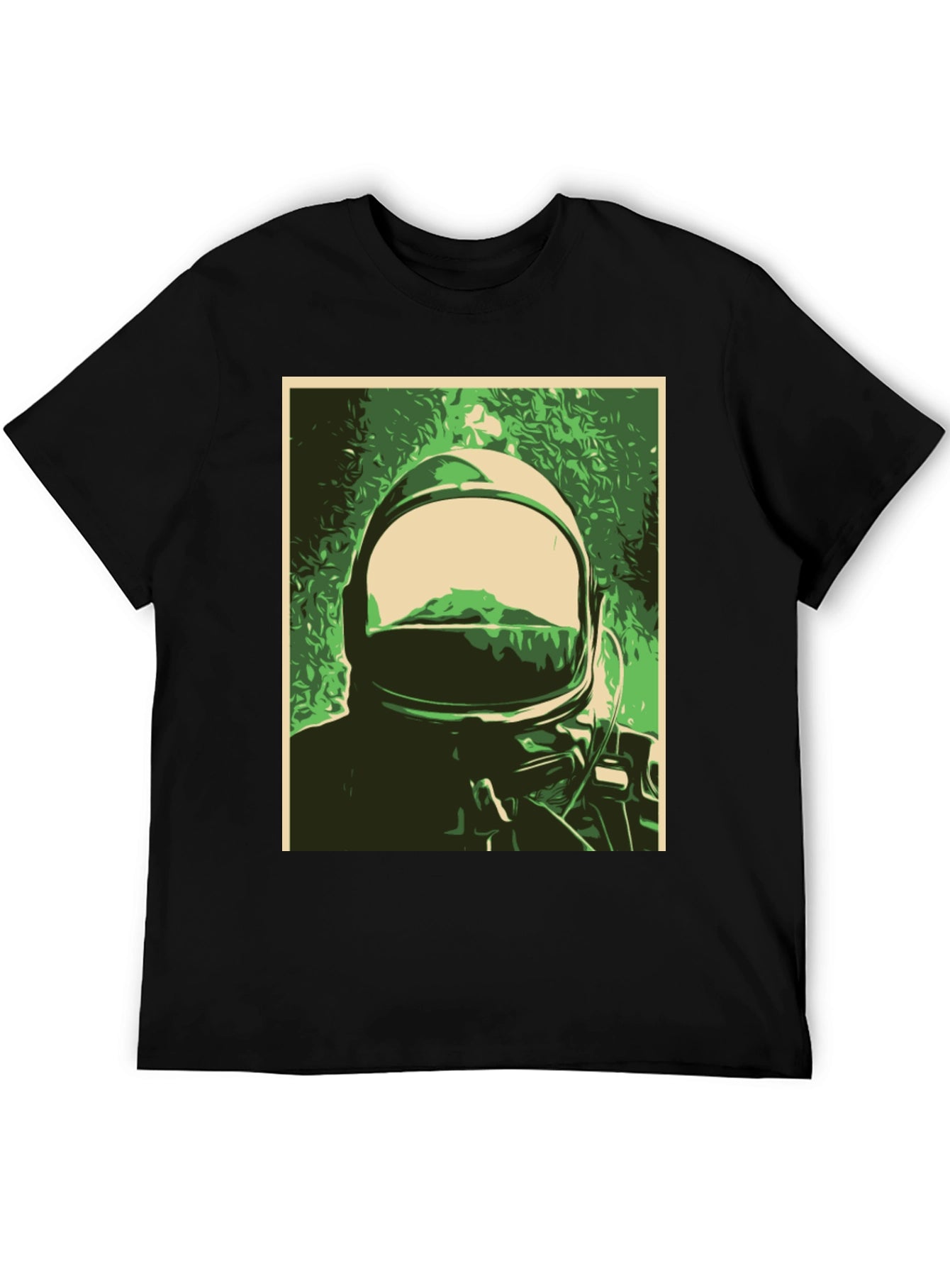 Astronaut Graphic Print T-Shirt - Space Explorer Tee