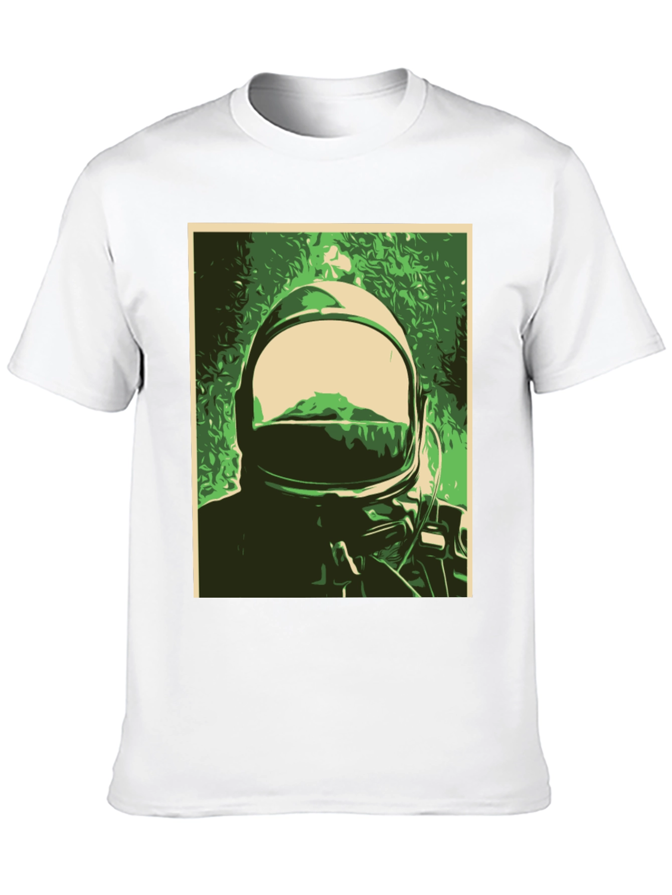Astronaut Graphic Print T-Shirt - Space Explorer Tee