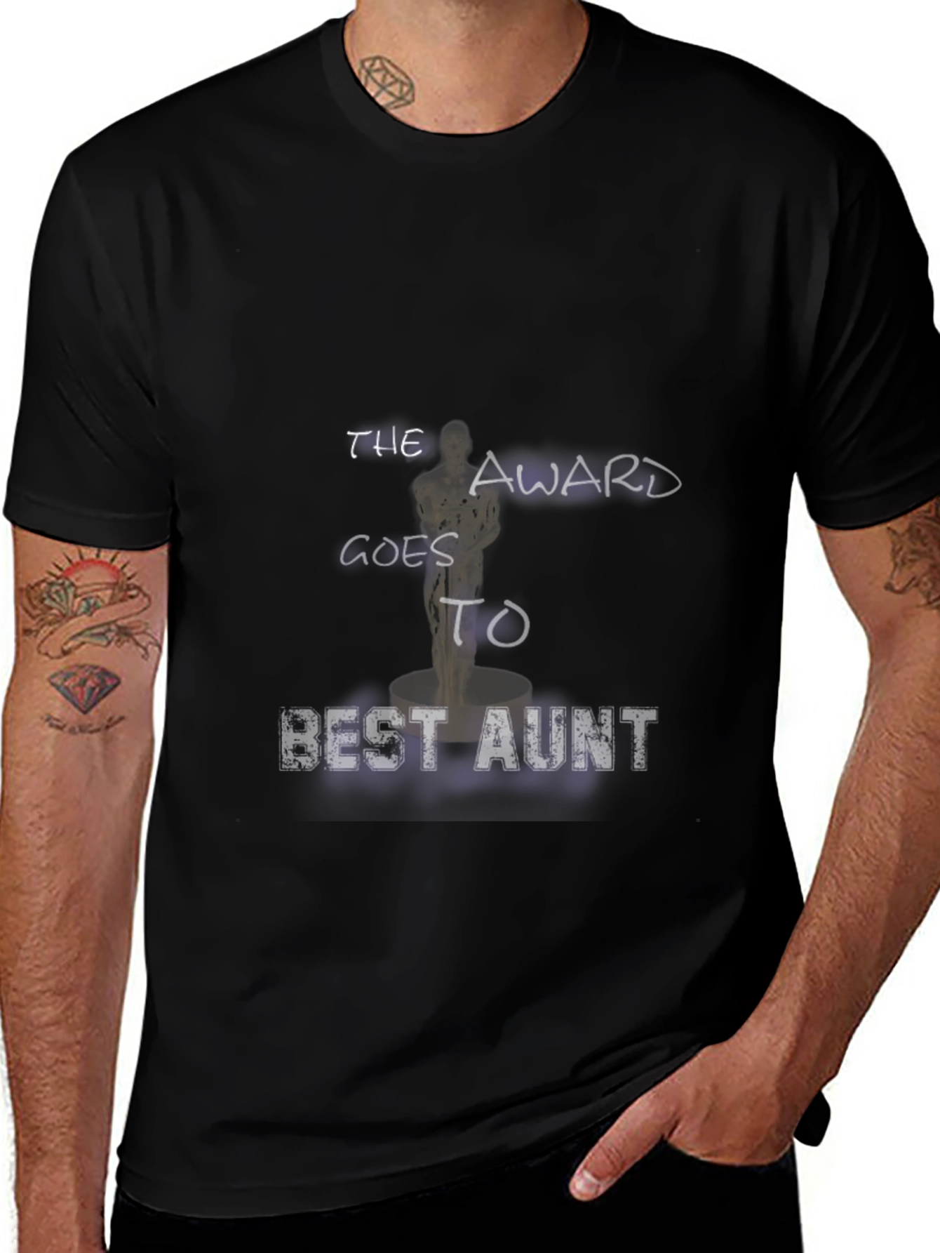 Best Aunt Award T-Shirt Novelty Aunt Gift