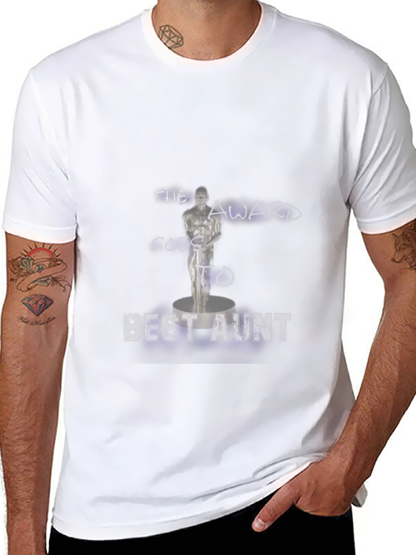 Best Aunt Award T-Shirt Novelty Aunt Gift