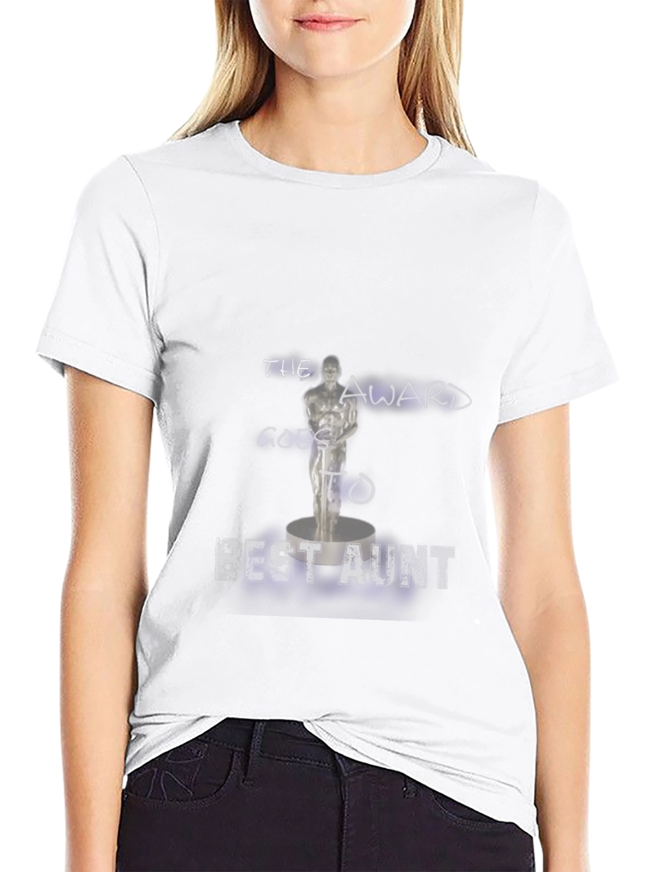 Best Aunt Award T-Shirt Novelty Aunt Gift