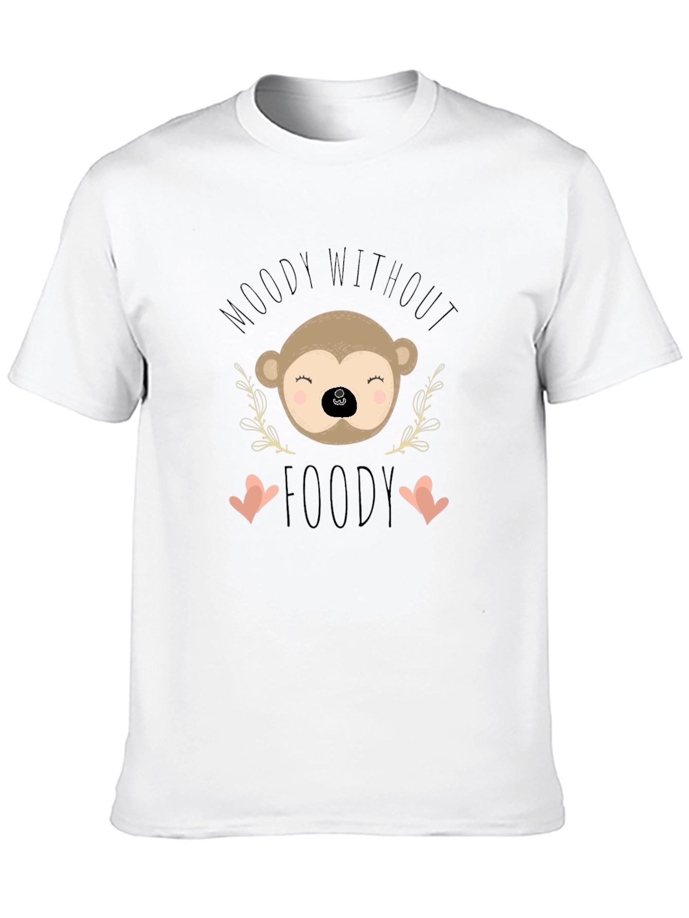 Moody Without Foody Monkey Graphic T-Shirt