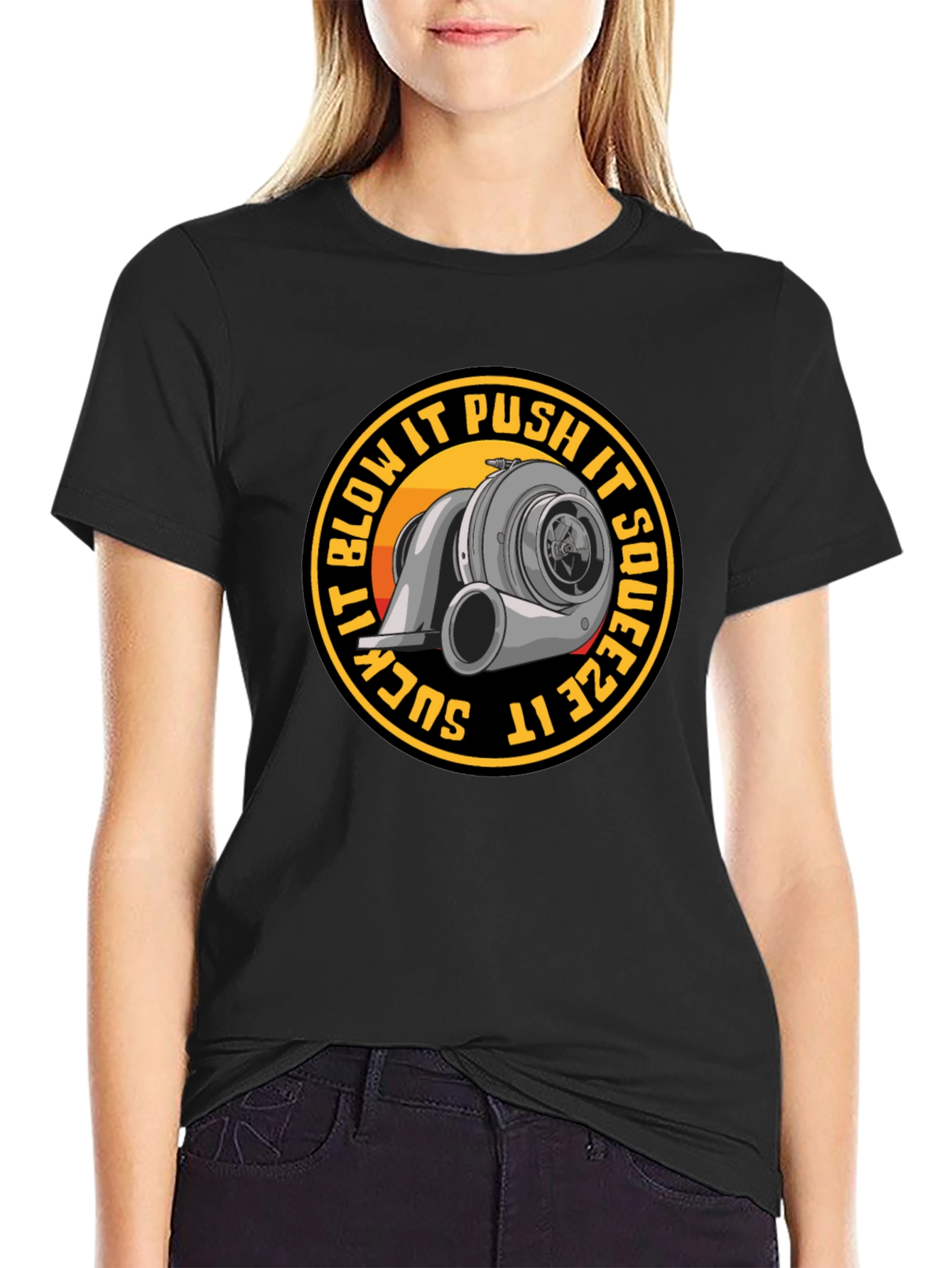 Turbocharged T-Shirt - Suck Squeeze Blow Push Tee