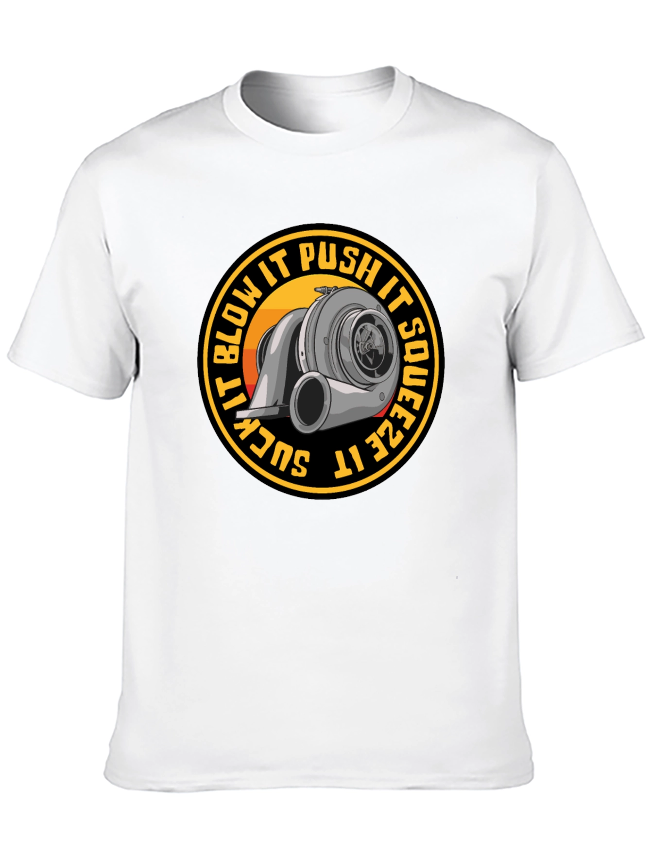 Turbocharged T-Shirt - Suck Squeeze Blow Push Tee