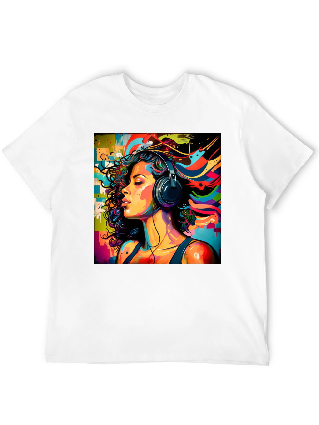 Colorful Music Lover T-Shirt