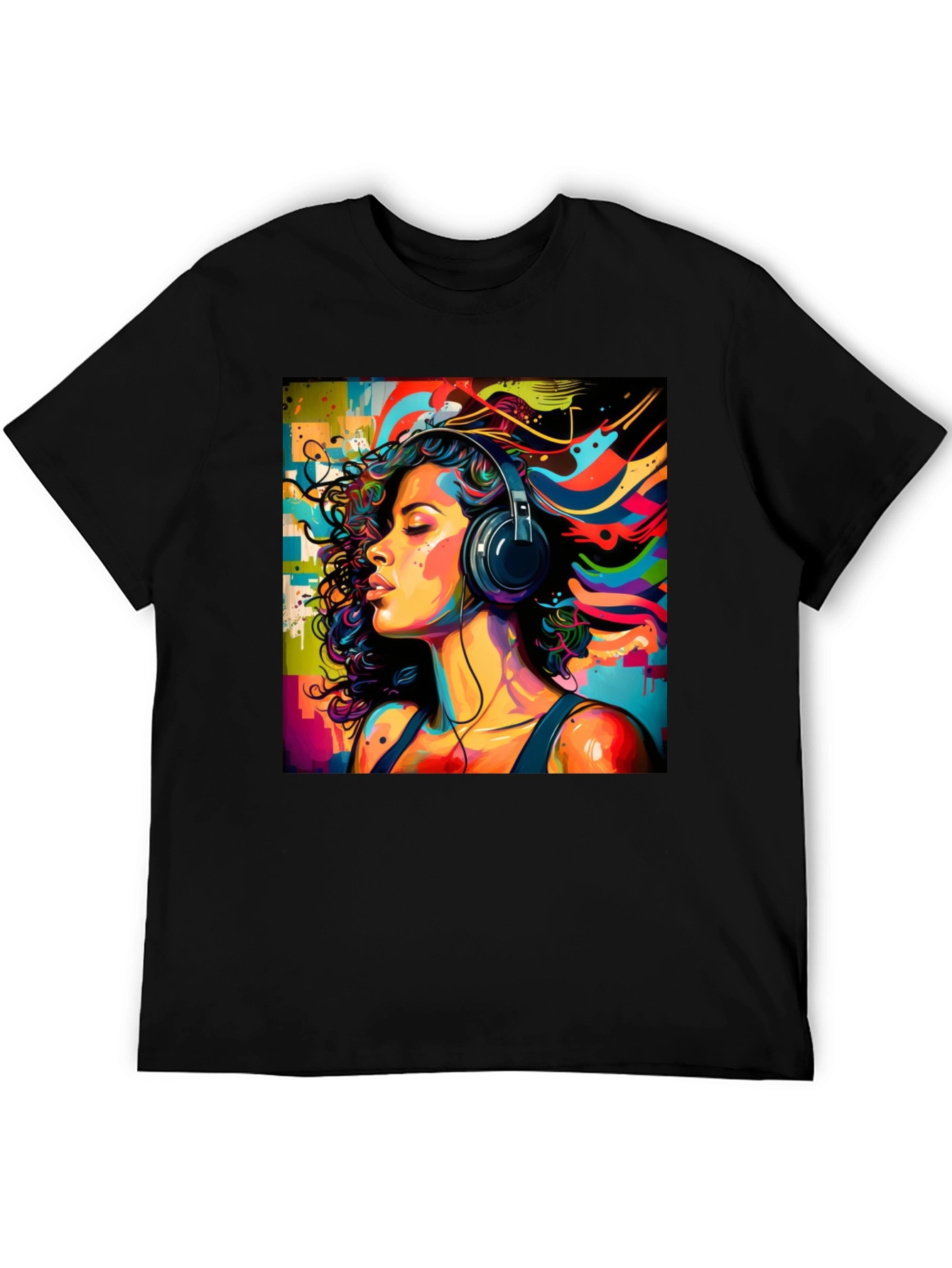 Colorful Music Lover T-Shirt