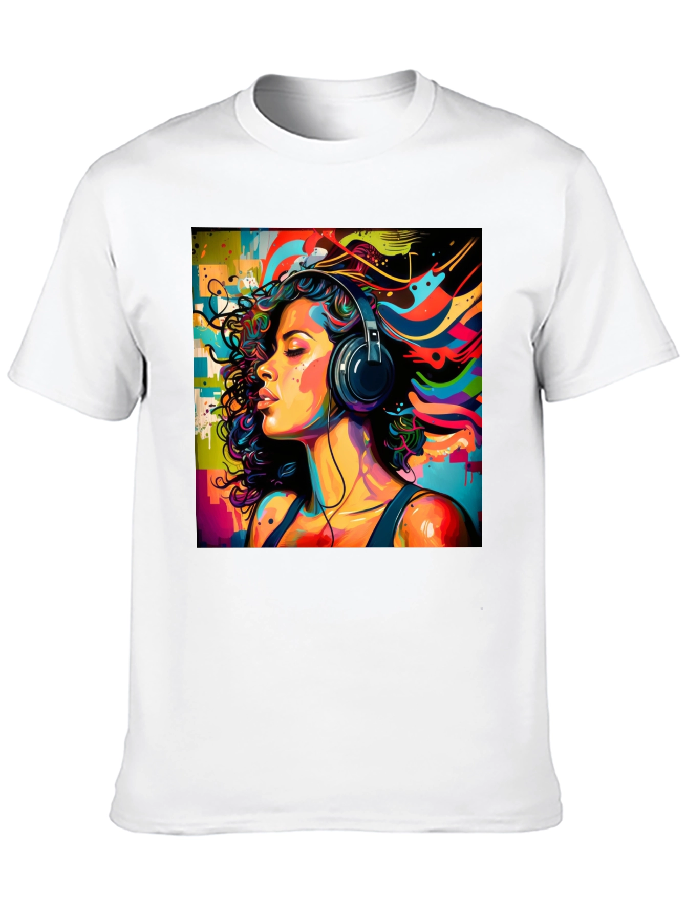 Colorful Music Lover T-Shirt