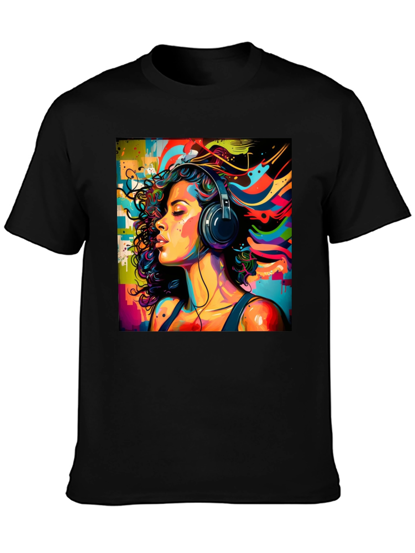 Colorful Music Lover T-Shirt