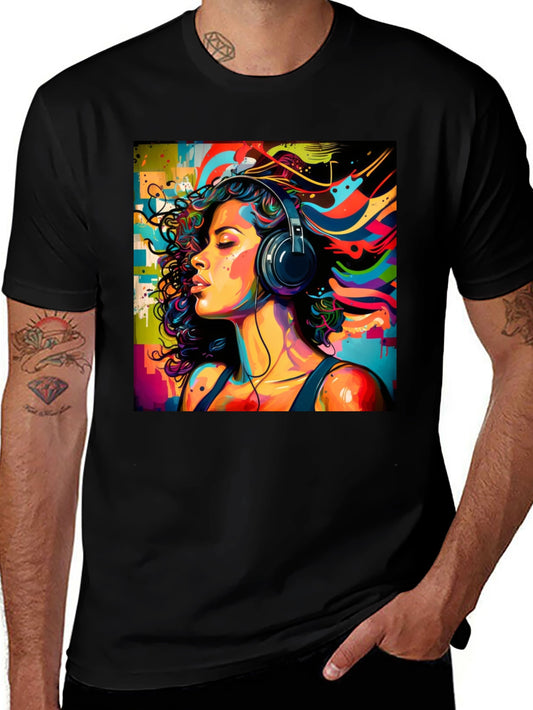 Colorful Music Lover T-Shirt