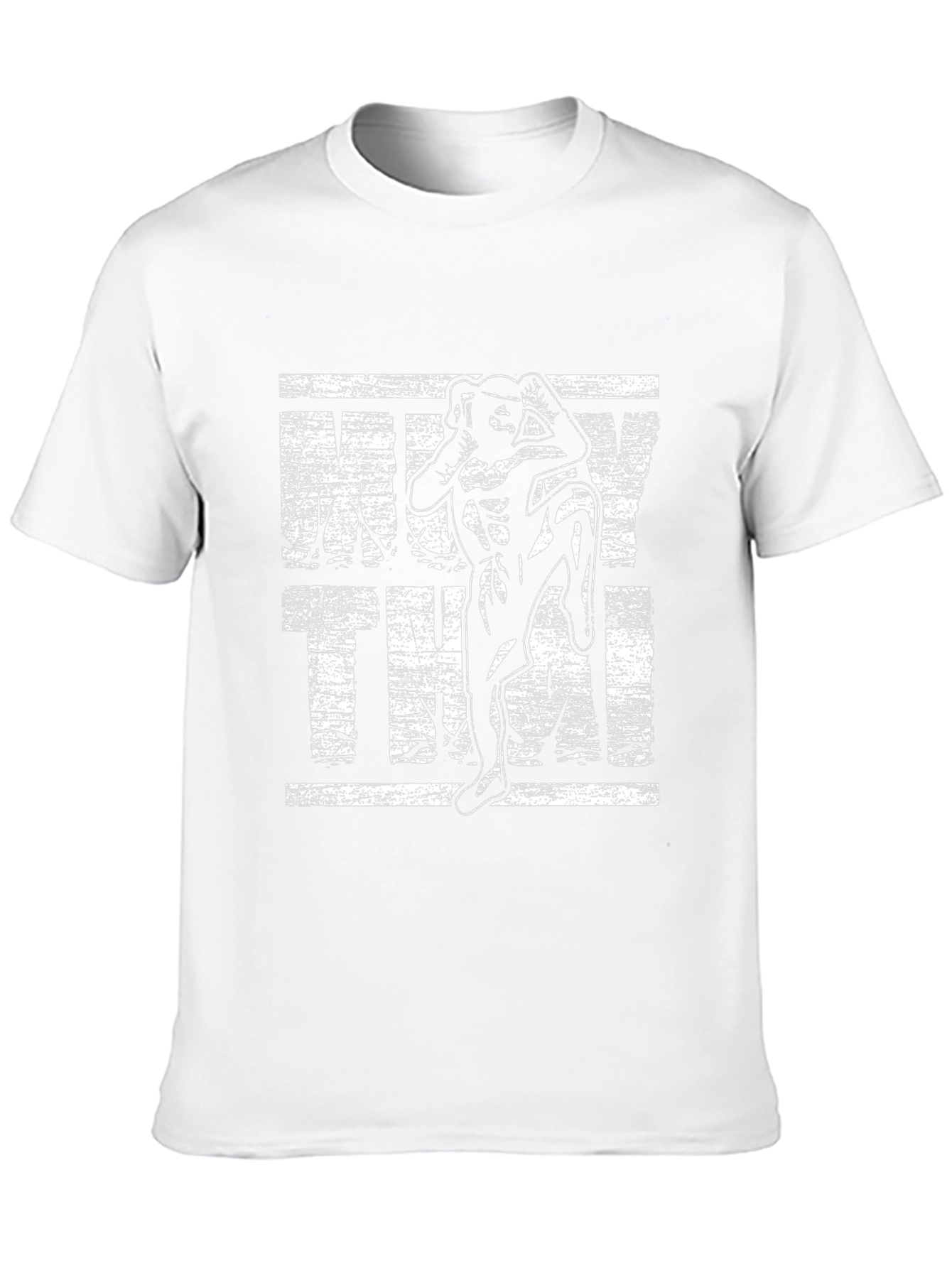 Muay Thai Kickboxer Graphic T-Shirt - Black