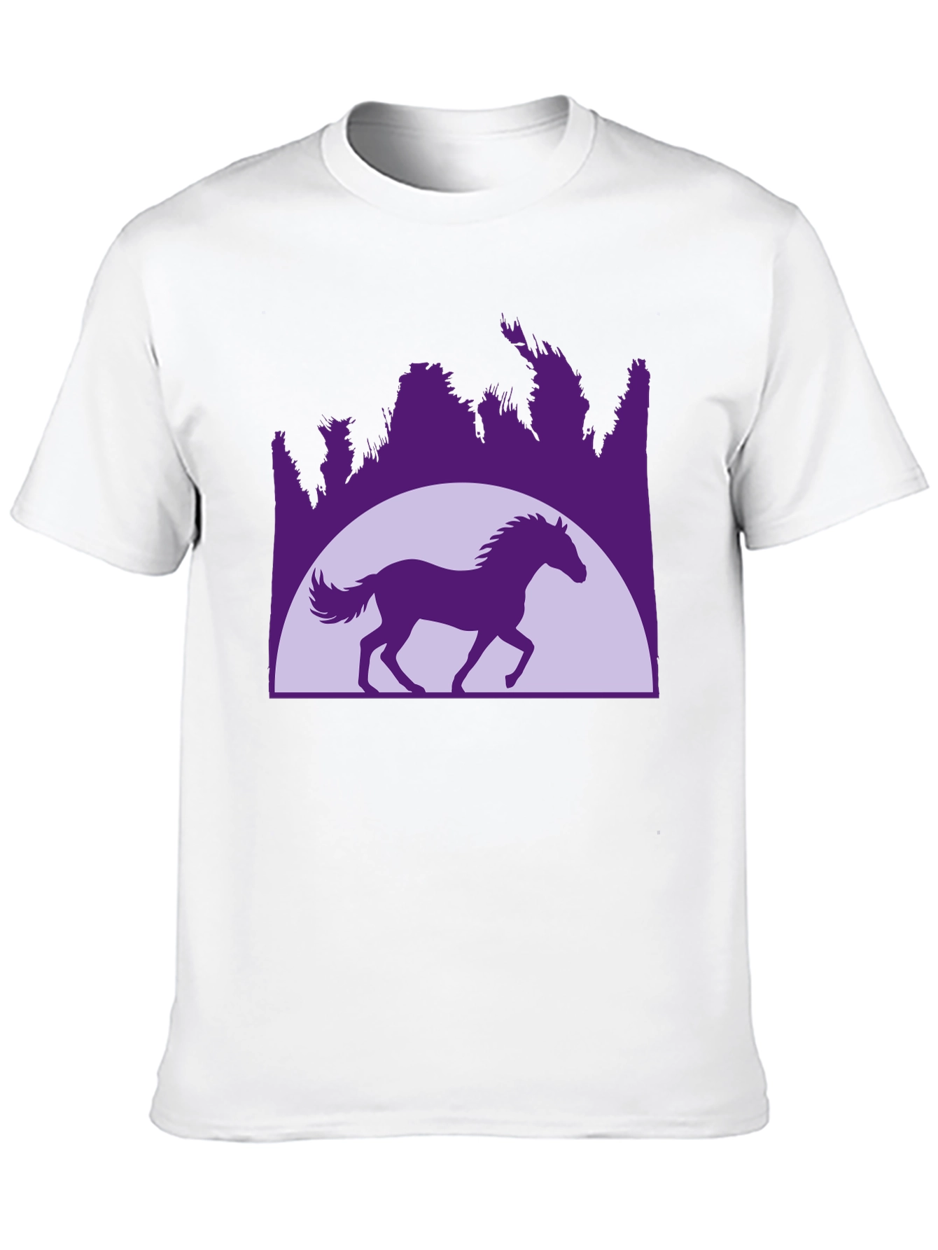 Horse Silhouette Graphic T-Shirt