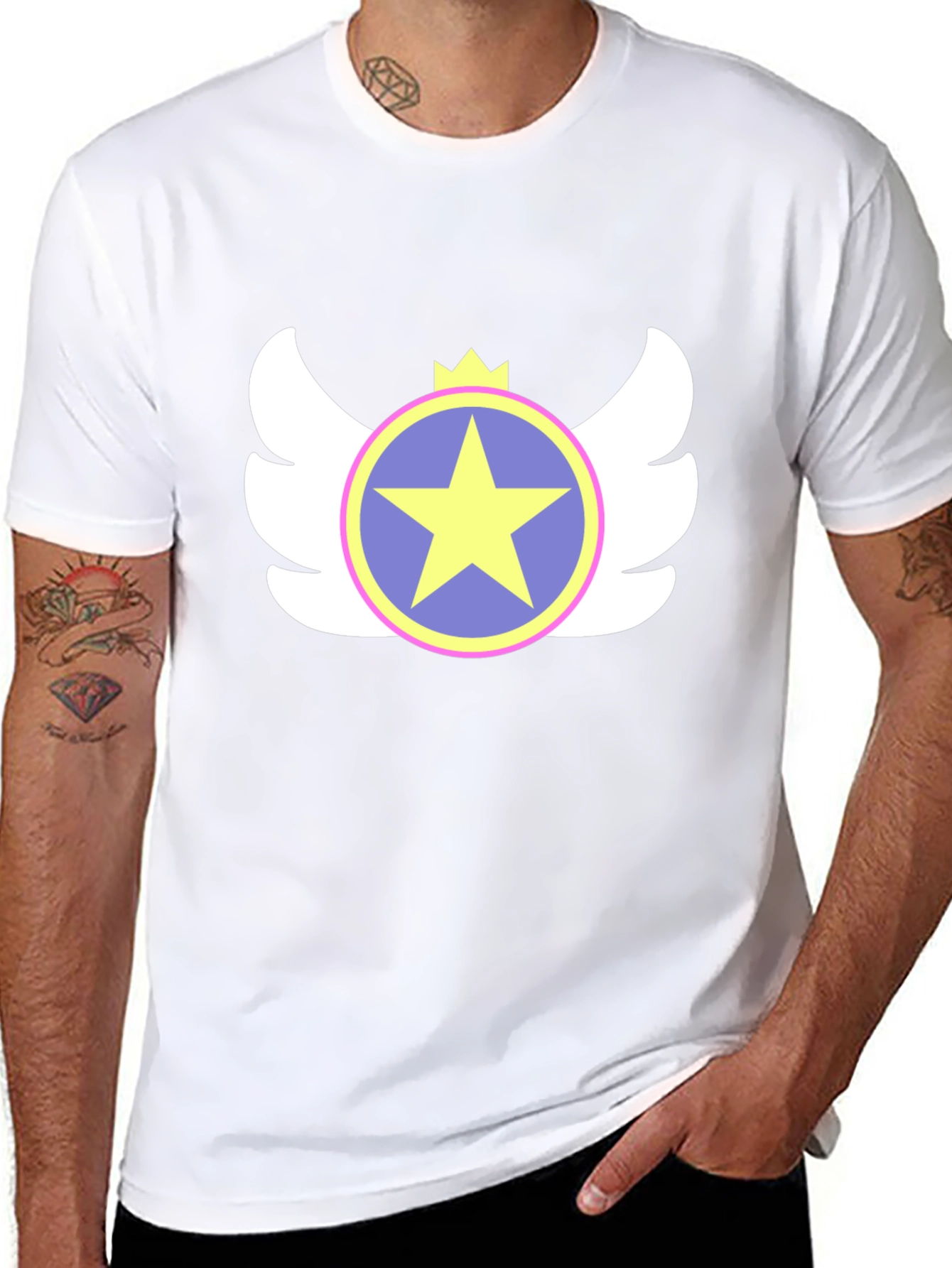 Star Emblem Black T-Shirt