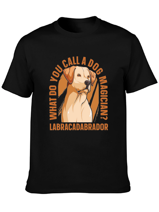 Labracadabrador Dog Magician Graphic T-Shirt