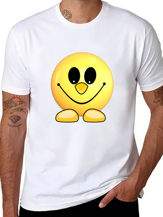 Happy Chick Emoji Graphic Tee