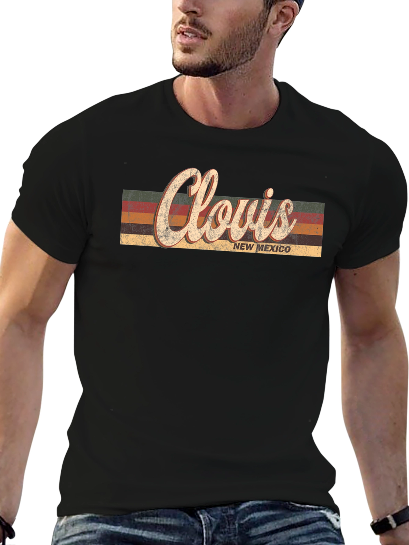 Clovis New Mexico Retro T-Shirt