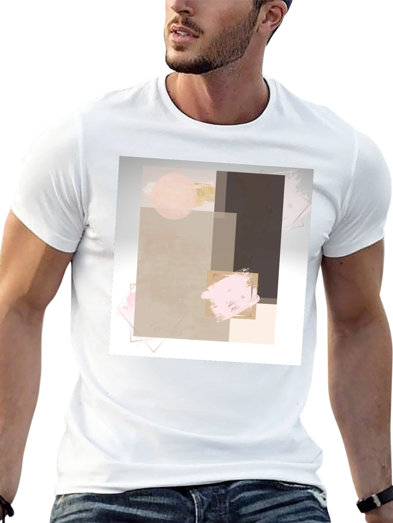 Abstract Geometric Graphic Tee