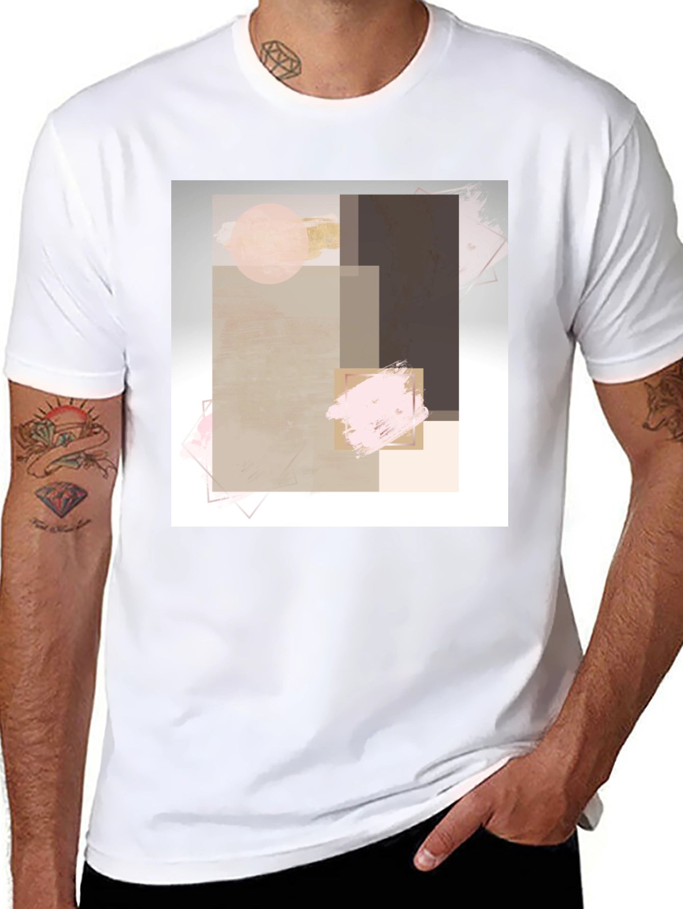 Abstract Geometric Graphic Tee