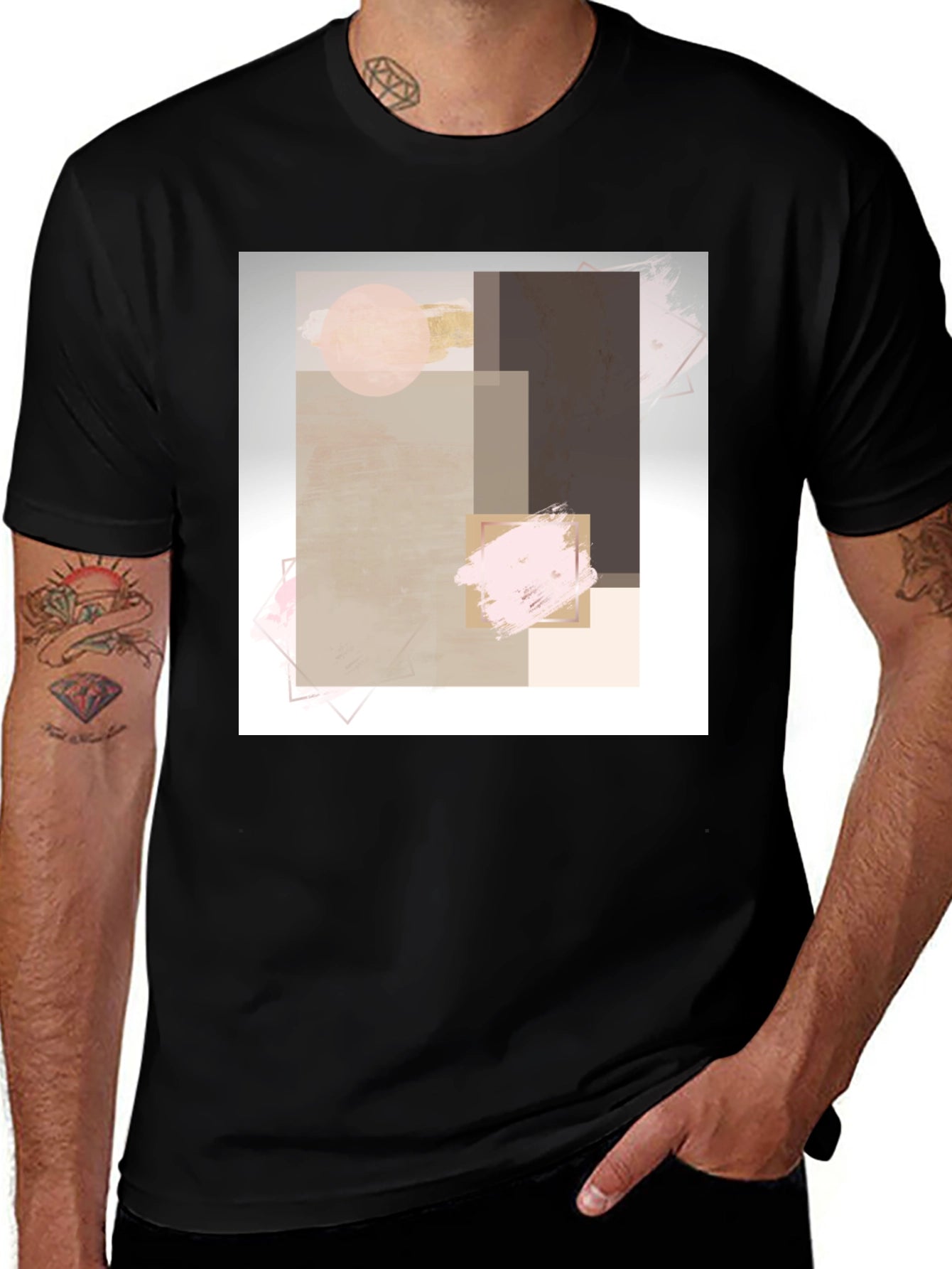 Abstract Geometric Graphic Tee