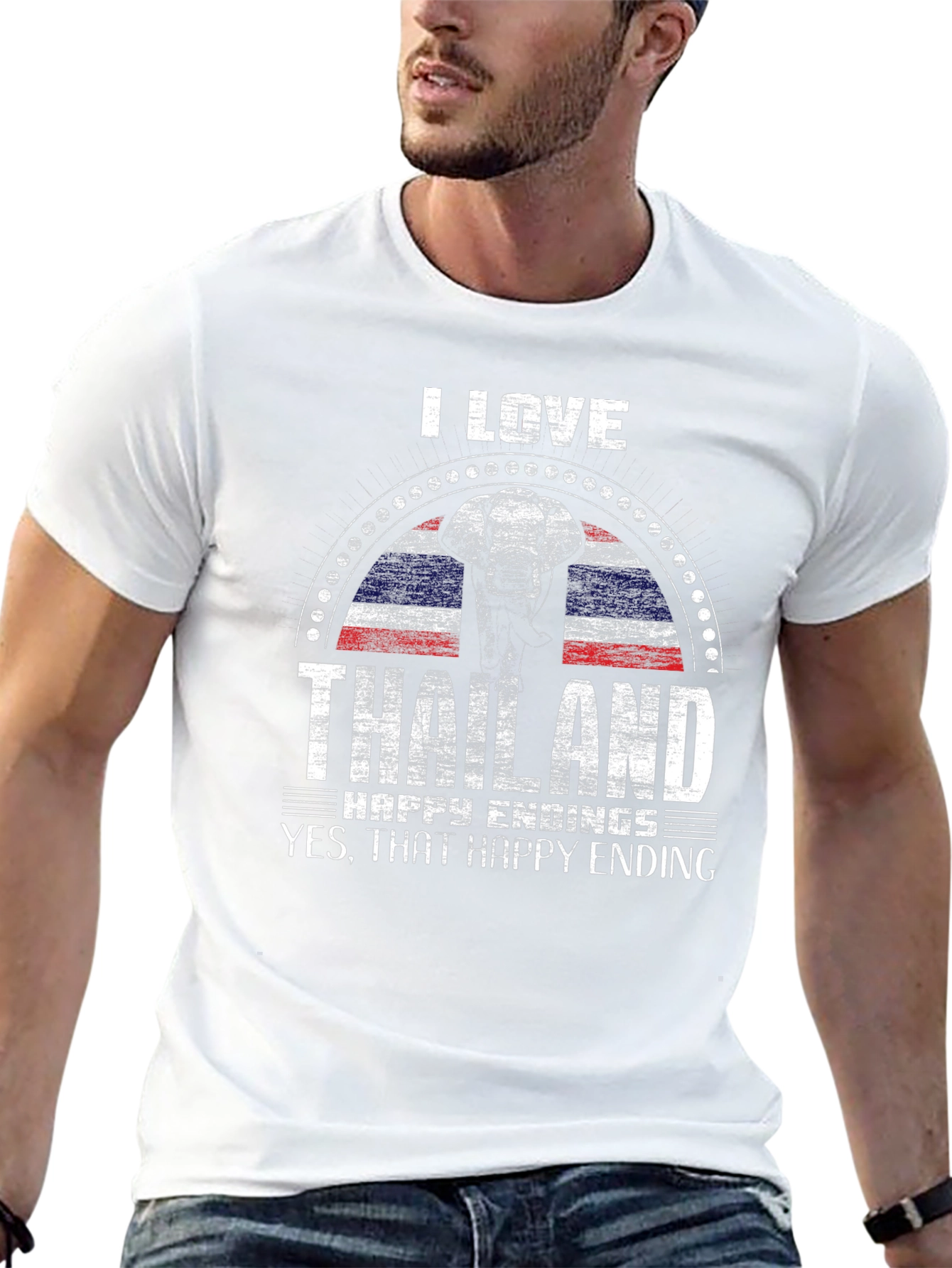 I Love Thailand Graphic T-Shirt