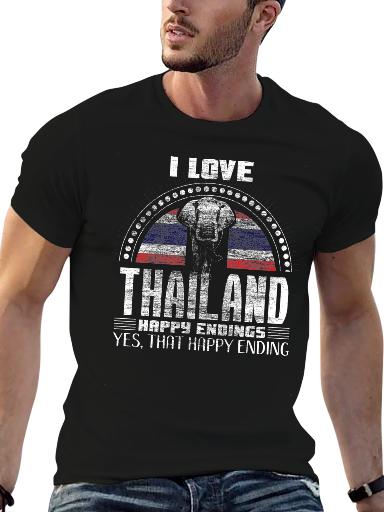 I Love Thailand Graphic T-Shirt