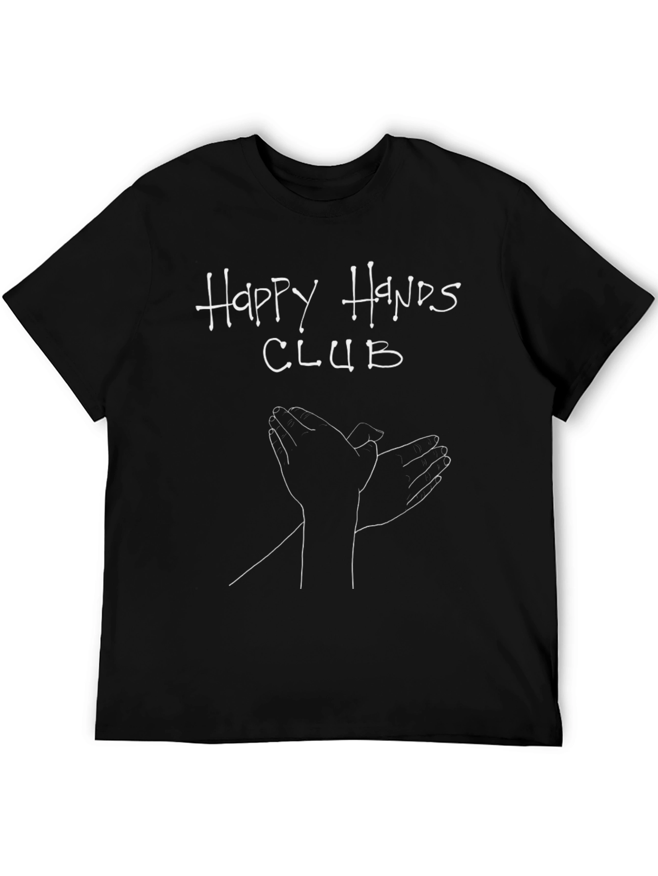 Happy Hands Club Graphic Tee - Unique Design