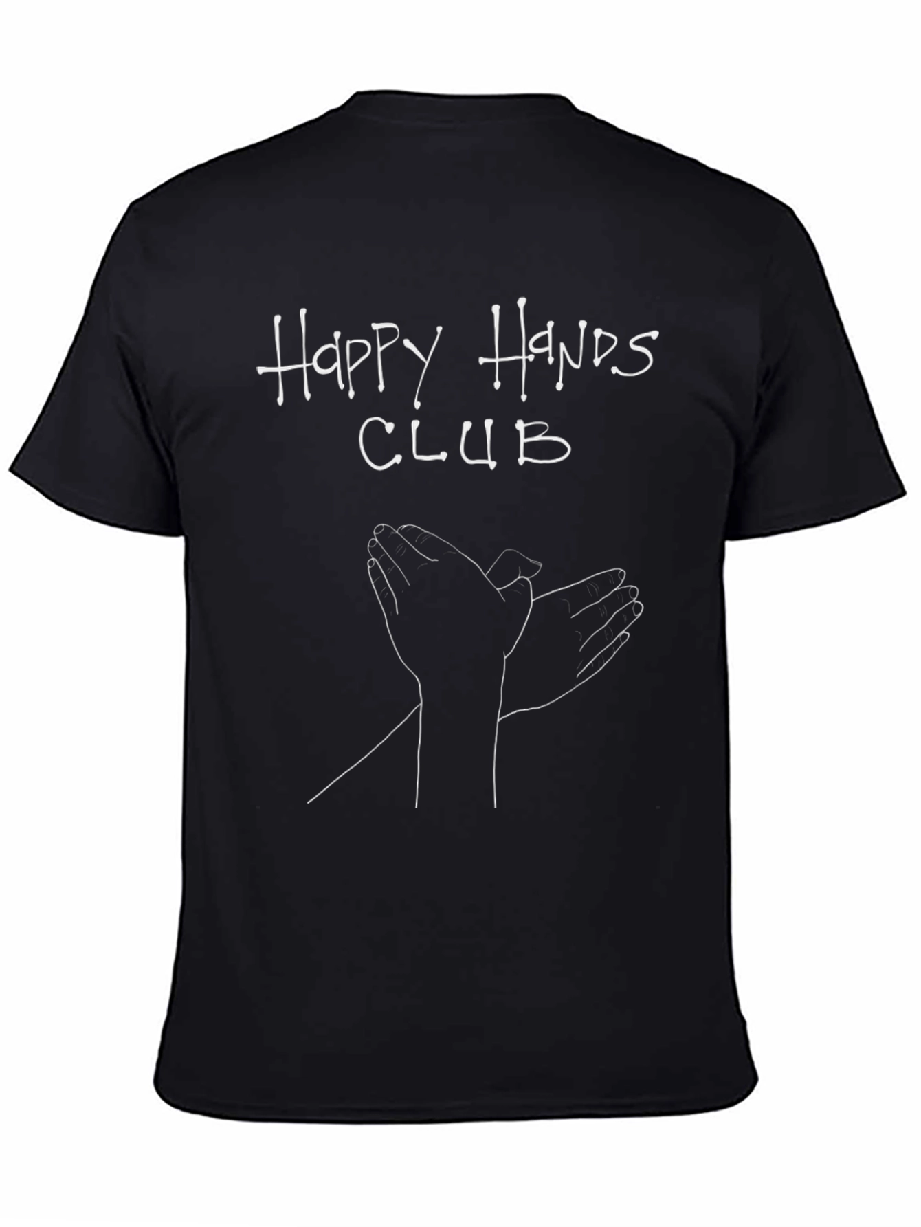 Happy Hands Club Graphic Tee - Unique Design