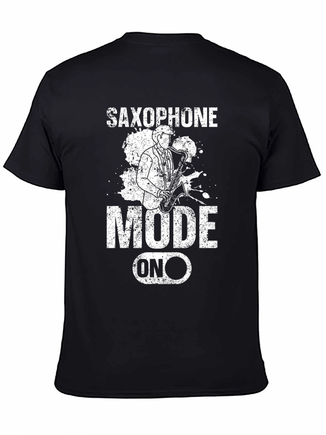 Saxophone Mode On Graphic Tee - Musician T-Shirt