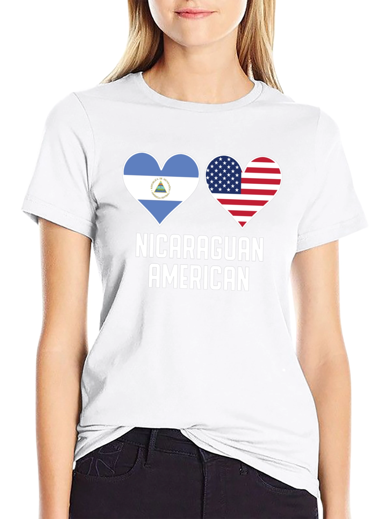 Nicaraguan American Pride T-Shirt