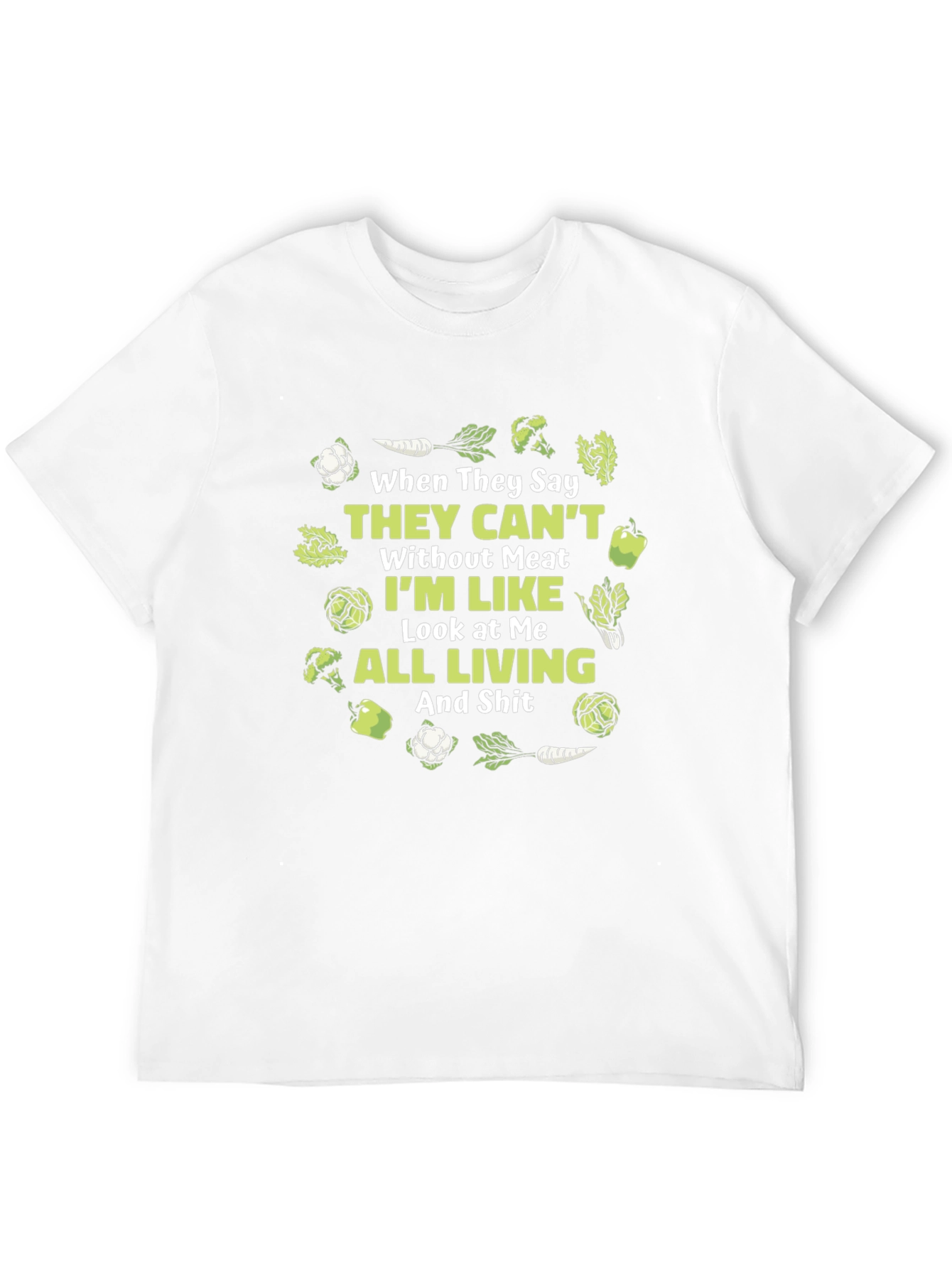 Vegan T-Shirt: All Living Funny Tee
